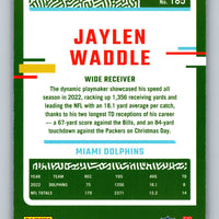 Jaylen Waddle 2023 Donruss Press Proof Blue Series Mint Card #185