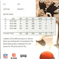 Brady Quinn 2007 Playoff Series Mint Rookie Card #104