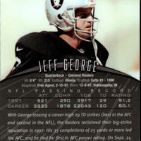 Jeff George 1998 Topps Finest Series Mint Card #105