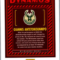 Giannis Antetokounmpo 2023 2024 NBA Hoops Dynamos Winter Series Mint Card #14