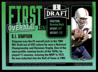 O.J. Simpson 2023 Leaf Draft First Overall Series Mint Card #1
