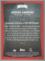Miguel Cabrera 2010 Topps Peak Performance Series Mint Card #PP-35
