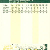 Will Clark 1987 Fleer Star Sticker Series Mint Card #22