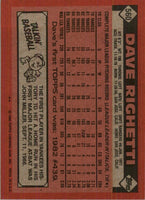 Dave Righetti 1986 Topps Series Mint Card #560
