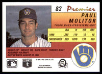 Paul Molitor 1991 O-Pee-Chee Premier Series Mint Card #82

