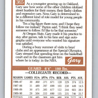 Gary Payton 1990 1991 NBA Skybox Series Mint Rookie Card #365