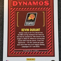 Kevin Durant 2023 2024 Panini NBA Hoops Dynamos Series Mint Card #7