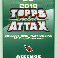 Larry Fitzgerald 2010 Topps Attax Code Card Series Mint Card