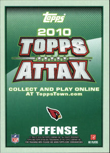 Larry Fitzgerald 2010 Topps Attax Code Card Series Mint Card