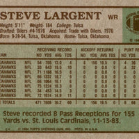 Steve Largent 1984 Topps Mint Card #196