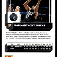 Karl-Anthony Towns 2022 2023 Panini Donruss Mint Card #95