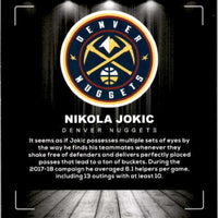 Nikola Jokic 2018 2019  Panini Hoops Lights Camera Action Series Mint Card #LCA-17