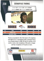 Demaryius Thomas 2010 Panini Prestige Series Mint ROOKIE Card #230
