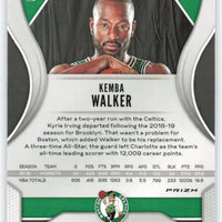 Kemba Walker 2019 2020 Panini Prizm Series Mint Card #54