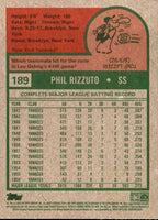 Phil Rizzuto 2019 Topps Archives Series Mint Insert Card #189
