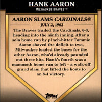 Hank Aaron 2012 Topps Golden Greats Series Mint Card #GG51