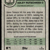 Adley Rutschman 2023 Topps Heritage New Age Performers Series Mint Card #NA-3