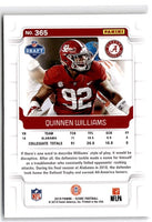 Quinnen Williams 2019 Panini Score Series Mint Rookie Card #365
