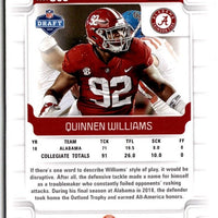 Quinnen Williams 2019 Panini Score Series Mint Rookie Card #365