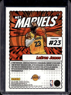 LeBron James 2023 2024 Panini Donruss Marvels Series Mint Card #9 ...
