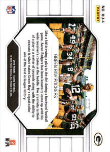 2019 Panini Score Green Bay Packers Huddle Up Series Mint Card #HU4