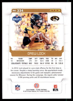 Drew Lock 2019 Panini Score Series Mint Rookie Card #334
