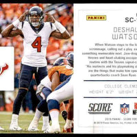 Deshaun Watson 2019 Score Signal Callers Series Mint Card #SC-16