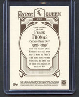 Frank Thomas 2012 Topps Gypsy Queen Framed Gold Series Card #262
