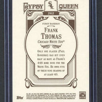 Frank Thomas 2012 Topps Gypsy Queen Framed Gold Series Card #262
