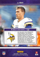 Kirk Cousins 2019 Donruss The Elite Series Mint Card #ES-5
