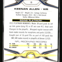 Keenan Allen 2014 Topps Platinum Series Mint Card #8