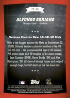 Alfonso Soriano 2010 Topps Peak Performance Series Mint Card #PP-40
