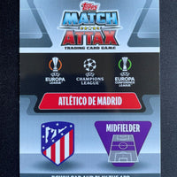 Rodrigo De Paul 2021 2022 Topps Match Attax Limited Edition Series Mint Card #LE 8