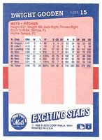 Dwight Gooden 1988 Fleer Baseball's Exciting Stars Series Mint Card #15
