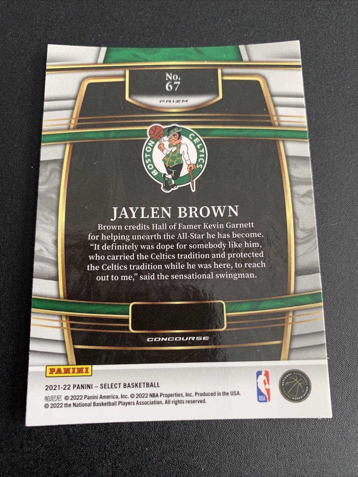 Jaylen Brown Boston Celtics 2021/22 Swingman Player Jersey