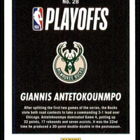 Giannis Antetokounmpo 2022 2023 Panini Hoops Road to Finals Series Mint Card #28 Only 2022 Made