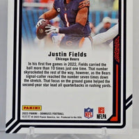 Justin Fields 2022 Donruss Dominators Series Mint Insert Card #D-23