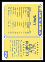 Dave Righetti 1987 Topps Tiffany Series Mint Card #616
