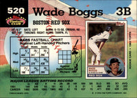Wade Boggs 1992 Topps Stadium Club Series Mint Card #520
