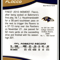 Joe Flacco 2011 Finest Refractors Series Mint Card #114 Only 399 Made