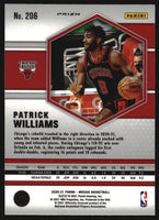 Patrick Williams 2020 2021 Panini Mosaic Reactive Orange Series Mint Rookie Card #206
