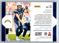 Philip Rivers 2019 Score Signal-Callers GOLD Series Mint Card  #SC-19
