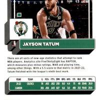 Jayson Tatum 2022 2023 Panini Donruss Press Proof Silver Series Mint Card #1