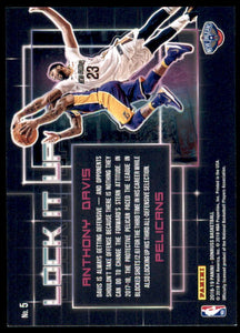 Anthony Davis 2018 2019 Donruss Lock It Up Series Mint Card #5