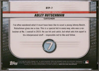 Adley Rutschman 2020 Bowman Chrome Scouts Top 100 Series Mint Card #BTP7
