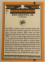 Ken Griffey 1989 Leaf Donruss Diamond Kings Series Mint Card #4
