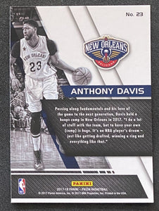 Anthony Davis 2017 2018 Panini Prizm Fundamentals Series Mint Card #23