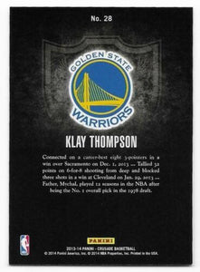 Klay Thompson 2013 2014 Panini Crusade BLUE Series Mint Card #28