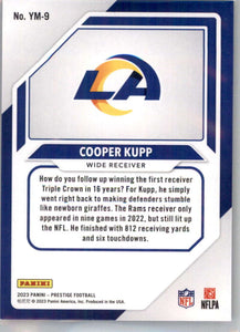 Cooper Kupp 2023 Panini Prestige Youth Movement Series Mint Card #9