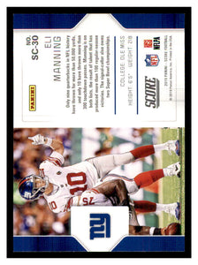 Eli Manning 2019 Score Signal Callers Series Mint Card #SC-30